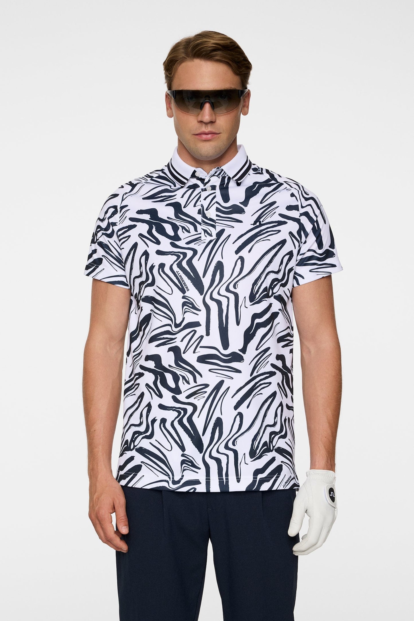 George Print Polo / Scribble Navy