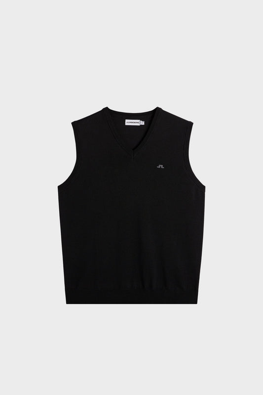 Liam Knitted Vest / Black
